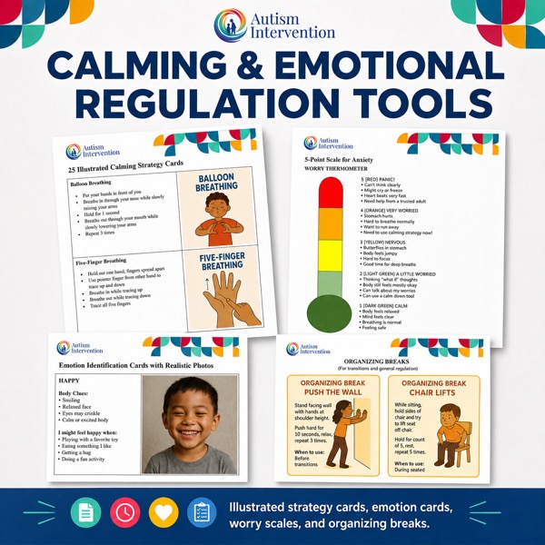 Calming and emotional regulation tools